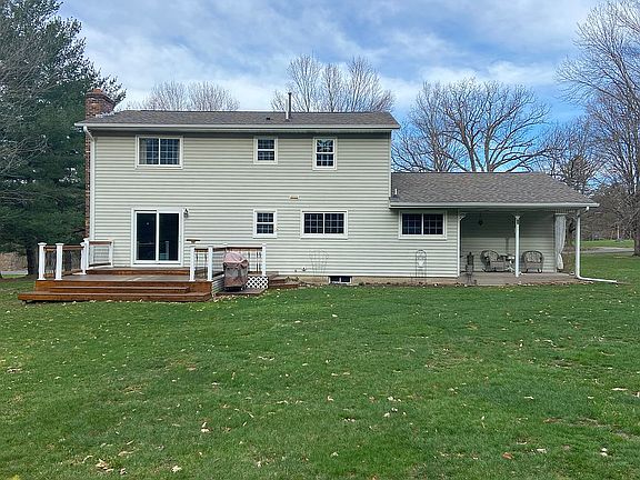 Rear, deck and porch 