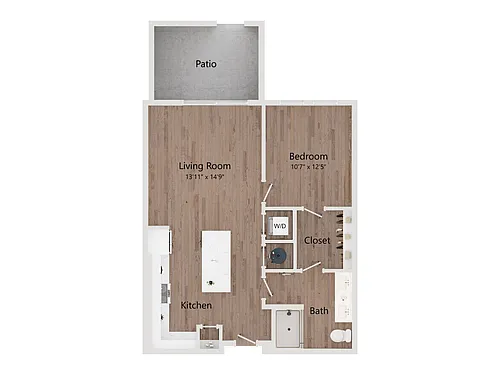 Floor plan 1J