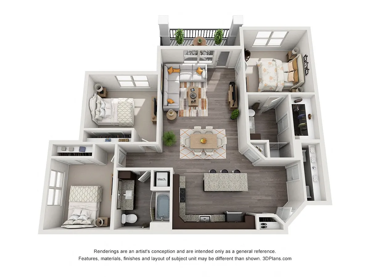 Floor plan Pecan Lodge