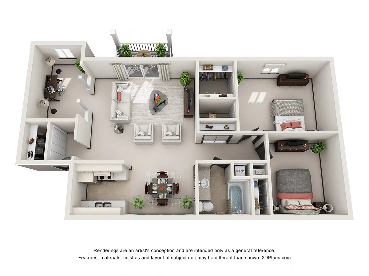 Floor plan Halstead
