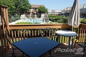 Pool view deck