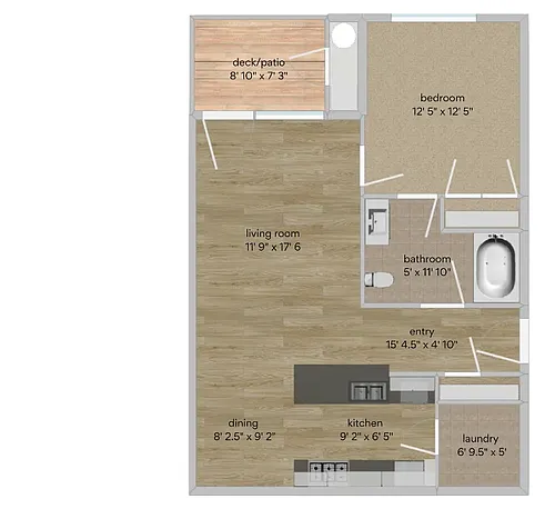 Floor plan Emeline 2nd Floor