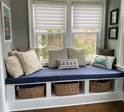 Sunroom with Built-in Window Seat