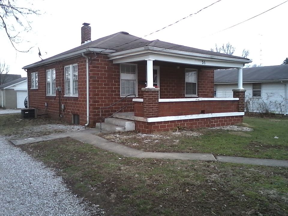 View of house front porch