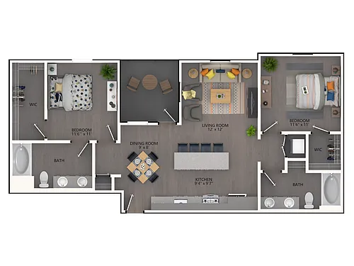 Floor plan B3