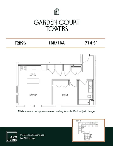 Floor plan T2B9b