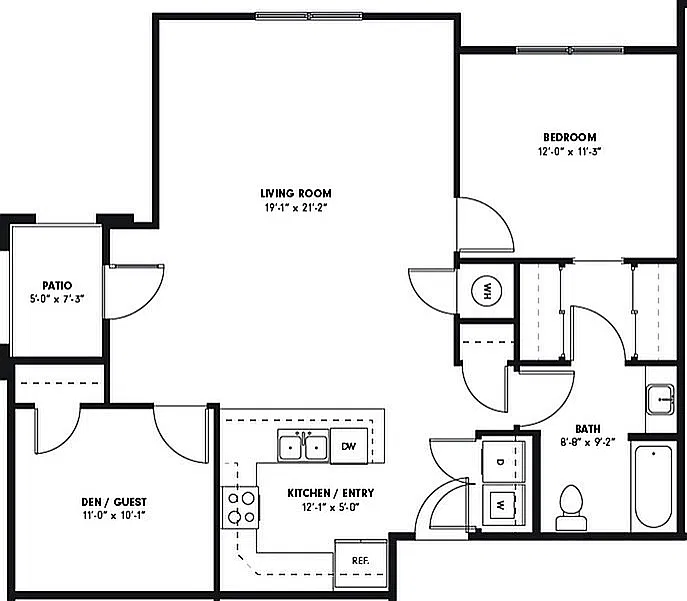 Floor plan The Redbud