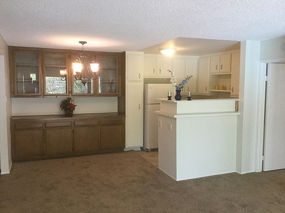 Dining room and kitchen