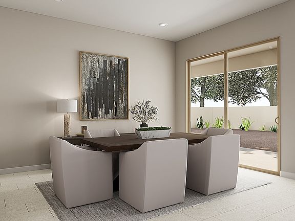 Mahogany Plan 40-8 Dining Rendering