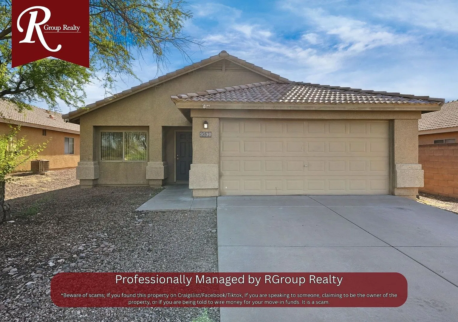 Spacious 3-Bed Tucson Home with Fenced Yard & Covered Patio | 9590 N Marsh Wren Pl — Photo 1