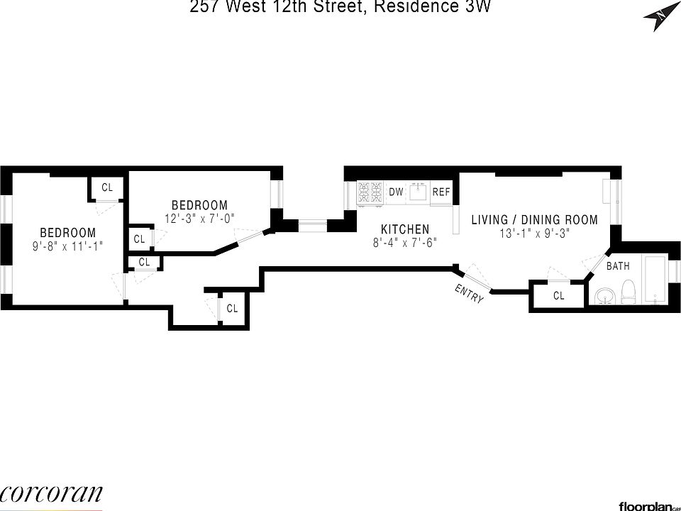 2nd image of 257 W 12th St APT 3W