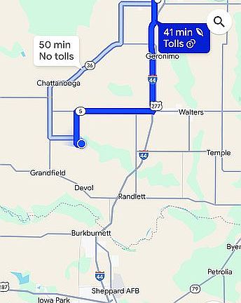 actual location from lawton