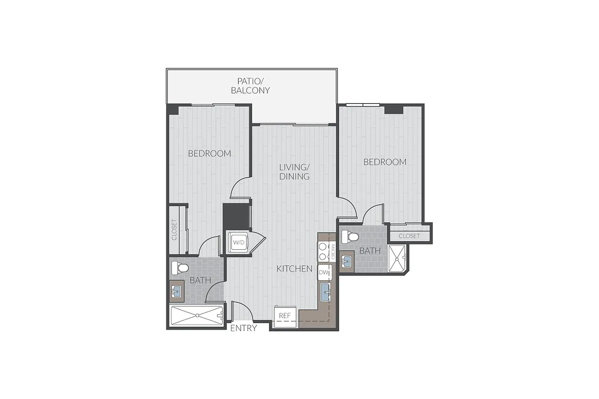 Floor plan Plan 2B