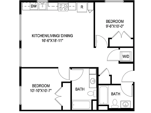 Floor plan B13
