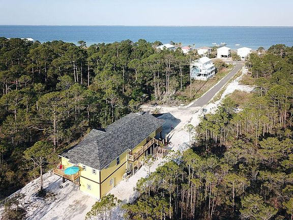 Aerial view looking SW towards St. Joseph Bay.