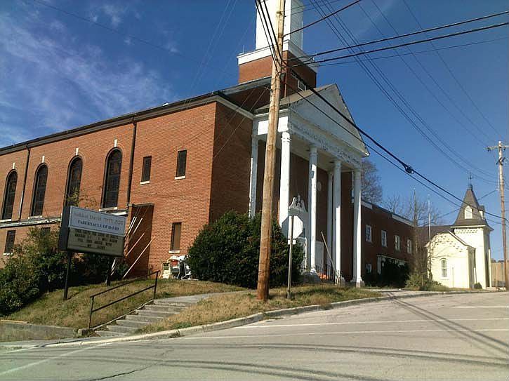 NWC of S High St. and W 8th St.