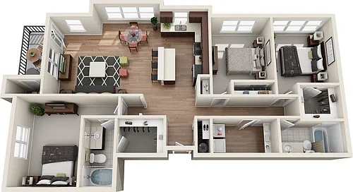 Floor plan 3X2 A