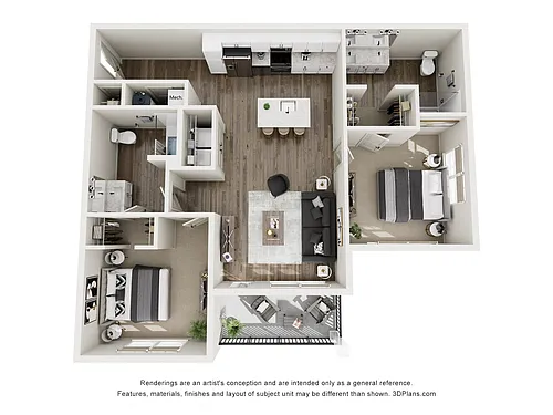 Floor plan B2A