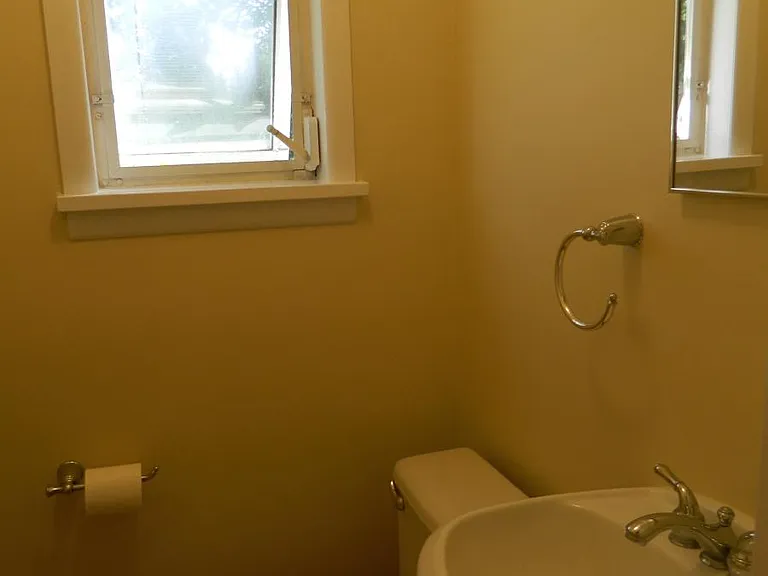first floor powder room