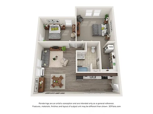 Floor plan 2X1 L