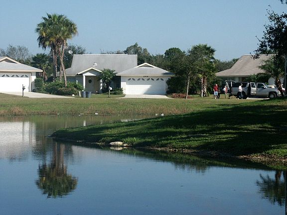 Little lakes dispersed in residential area