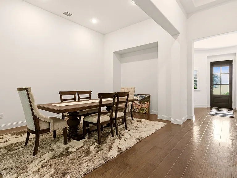 Formal dining area
