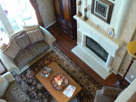 View of den from upstairs