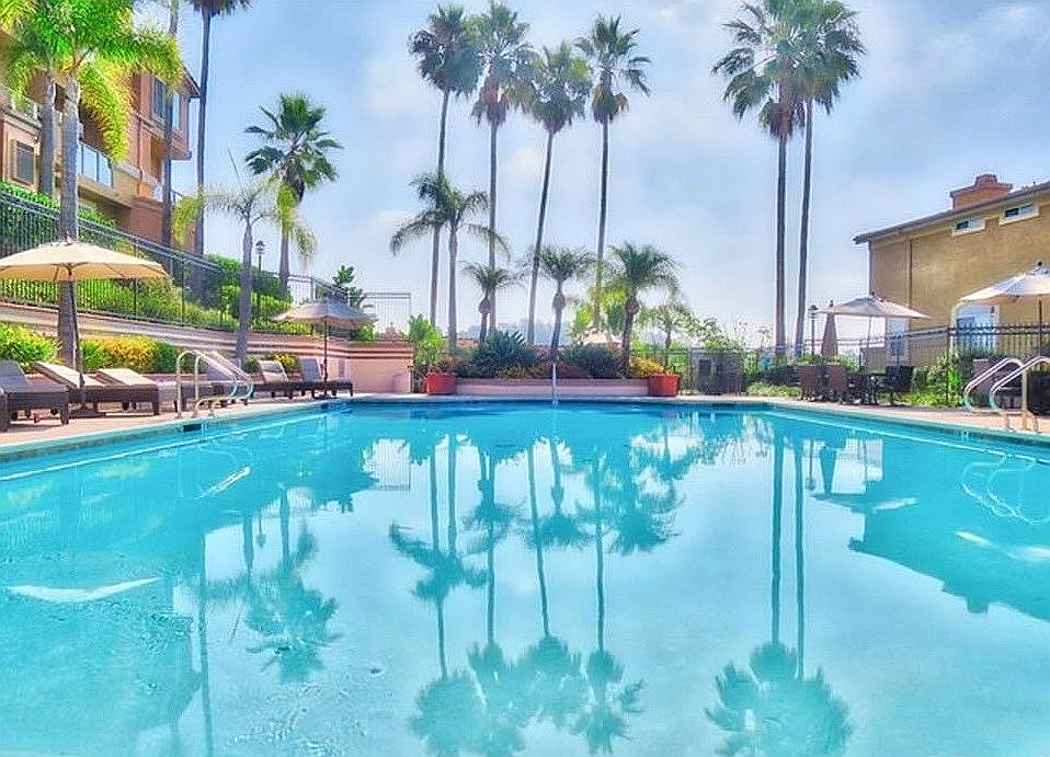 pool facing south