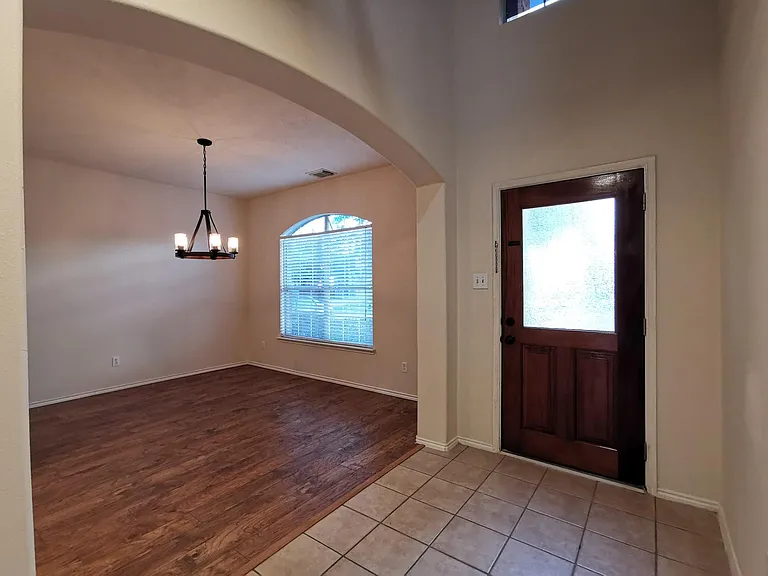 Dining room and foyer