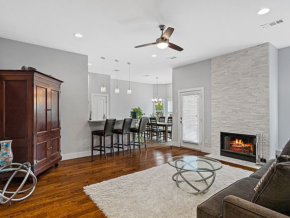 Hand-scraped wood floors