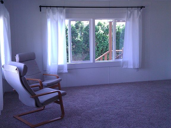 Spacious Living Room/ Convenient Entry Closet