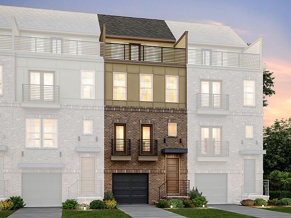 Sanger Elevation 13 features brick, sideboard, terrace and 2 car tandem garage