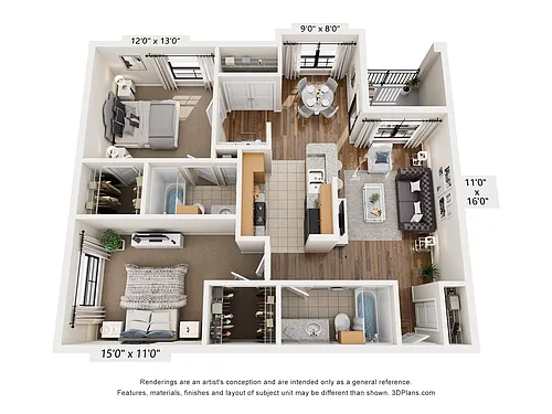 Floor plan Terrain