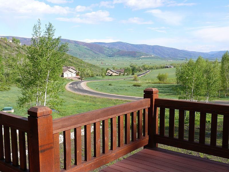 Views from front deck to open space
