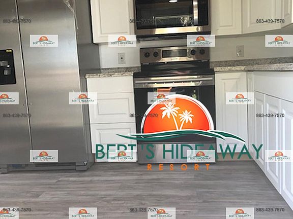 Kitchen with stainless steel appliances