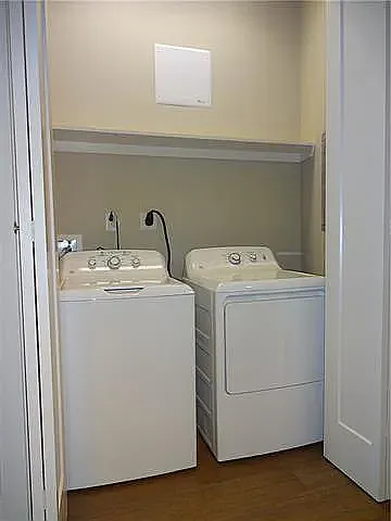 Laundry closet