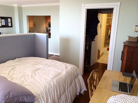 Bedroom view from balcony door