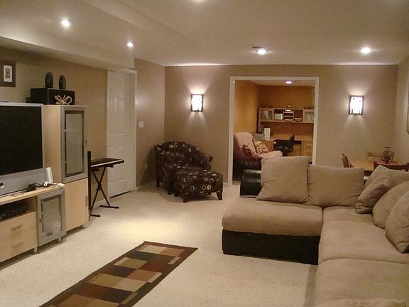 Lower Leverl Family Room w/ Office or 4th Bedroom View