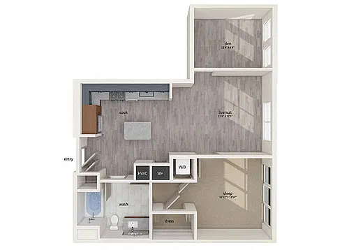 Floor plan A9D