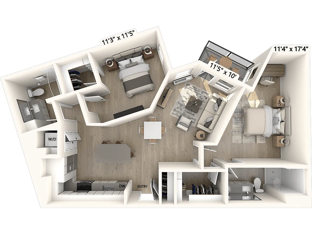 Floor plan B2