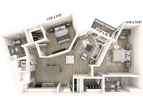 Floor plan B2