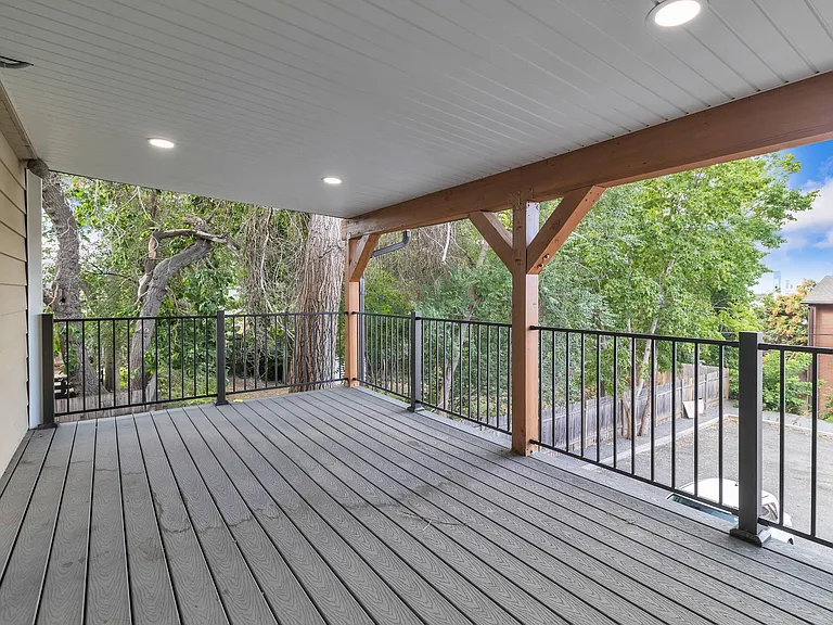 Covered patio