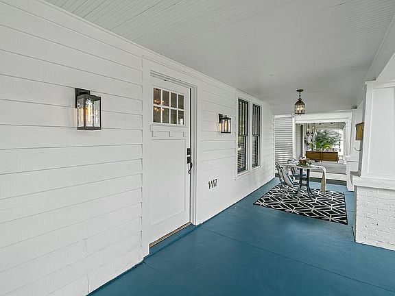 Expansive front porch.