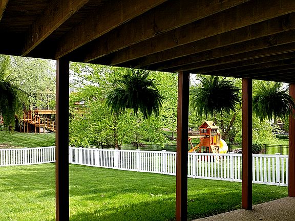 Fully Fenced backyard