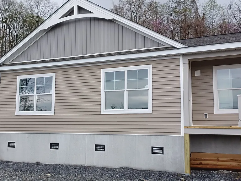 Front of unit (Note: this picture was taken before the porch and stairs were completed.)