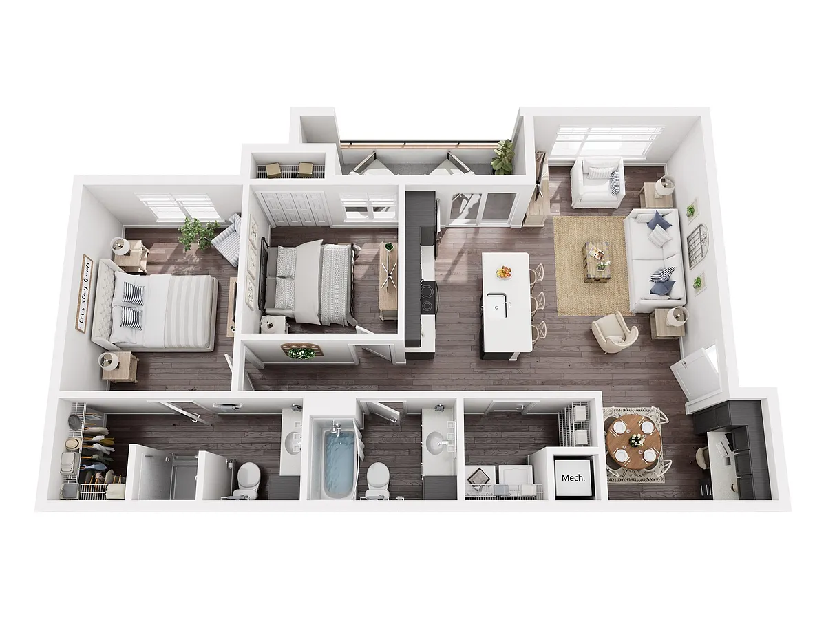 Floor plan B1