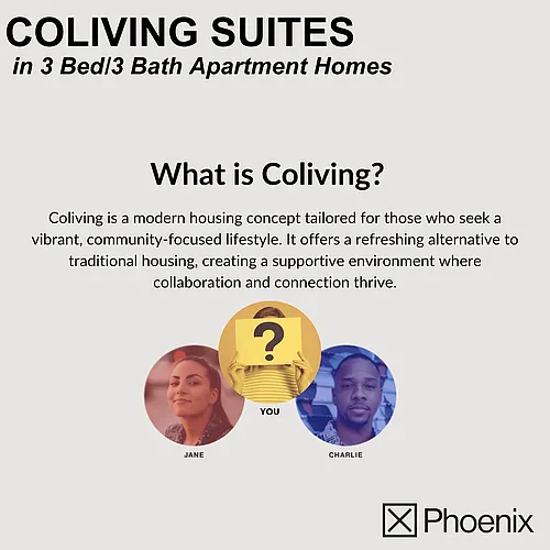 Floor plan COLIVING Suites in 3 BR/3BA