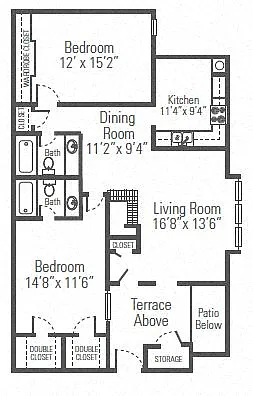 Floor plan Hawthorne