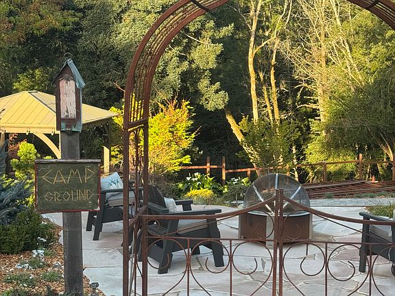 Shared patio and fire-pit