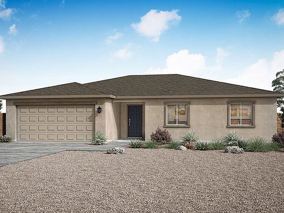 Efficient 3-bedroom, 2-bath Jemez floor plan.